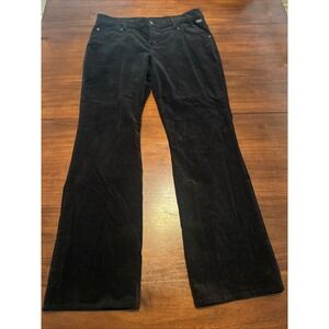 Ruff Hewn Black Corduroy‎ Bootcut Pants Women's Size 12